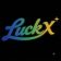 LuckX Game logo with colorful gradient design